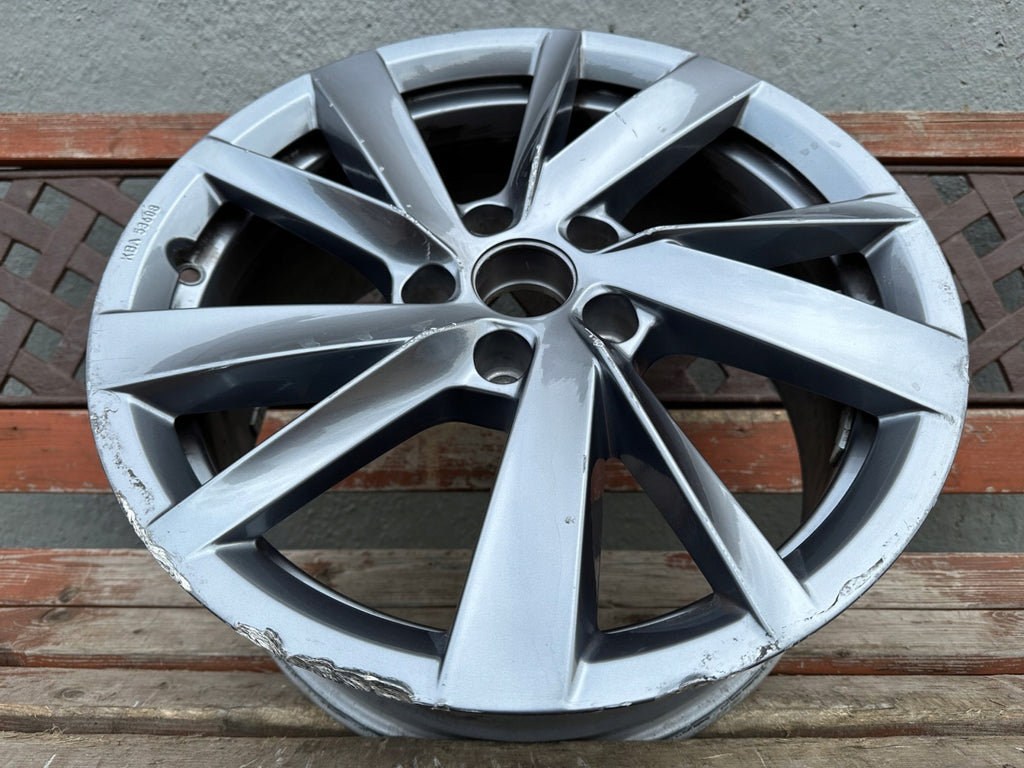 1x Alufelge 16 Zoll 7.0" 5x112 43ET Glanz Graphit 3J0073676 VW Passat Rim Wheel FEL3055755878fz