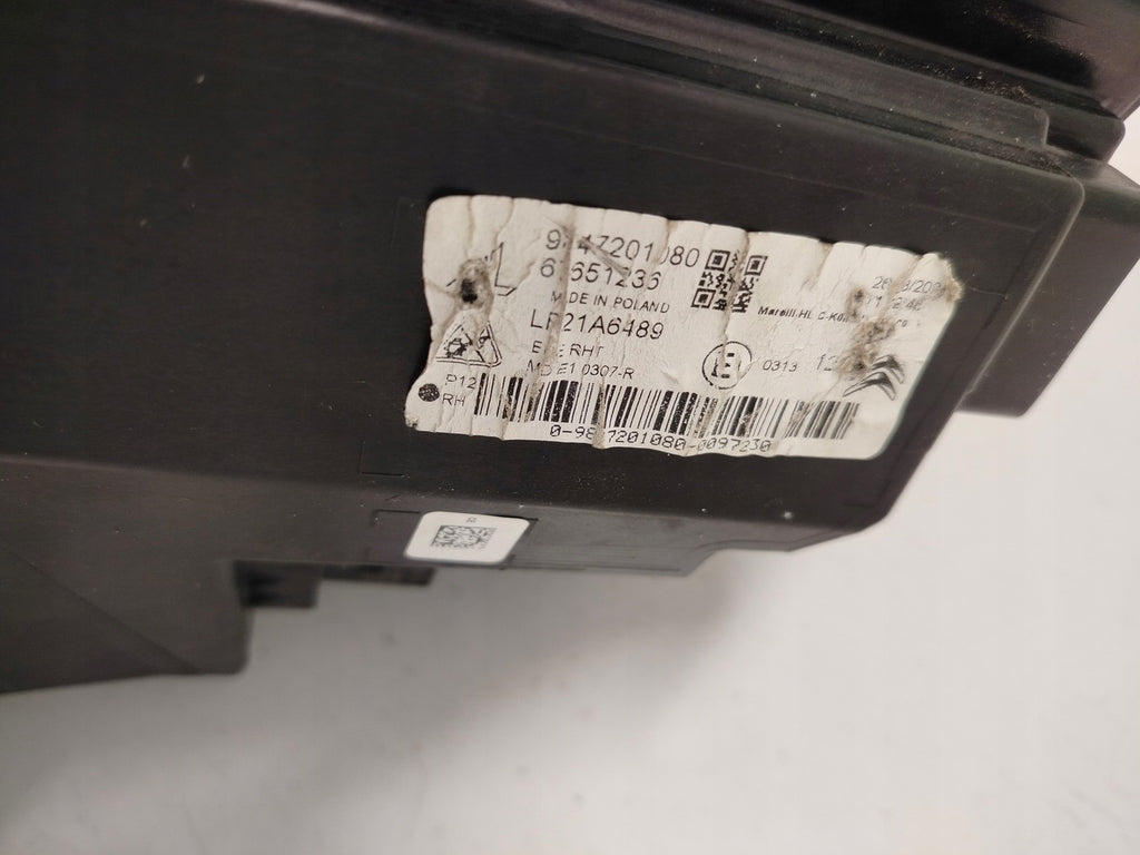 Frontscheinwerfer Citroën Jumpy 9847201080 Full LED Rechts Headlight