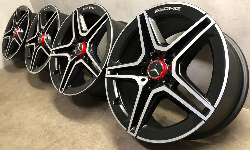4x Alufelge 18 Zoll 8.5" 5x112 A2054019600 Mercedes-Benz A205 Rim Wheel FEL3390939472vu