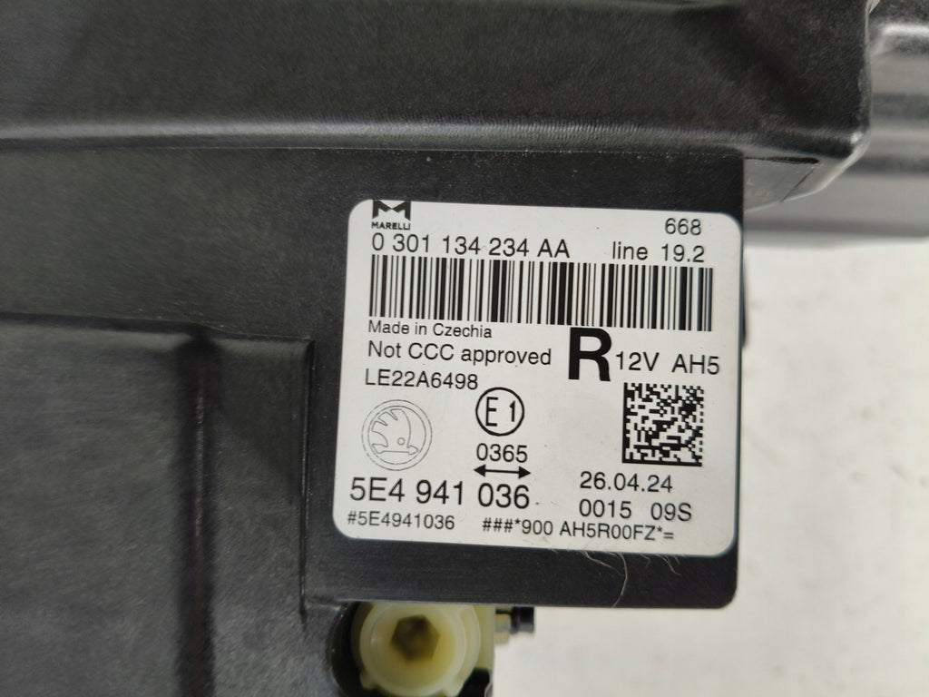 Frontscheinwerfer Skoda Octavia 5e3 IV 5E4941036 Full LED Rechts Headlight SCH5731136704rk