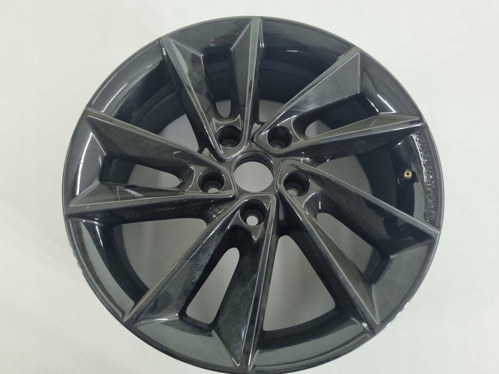 1x Alufelge 17 Zoll 6.5" 5x112 38ET Glanz Schwarz DK65738 Skoda I Rim Wheel FEL2950881892ek