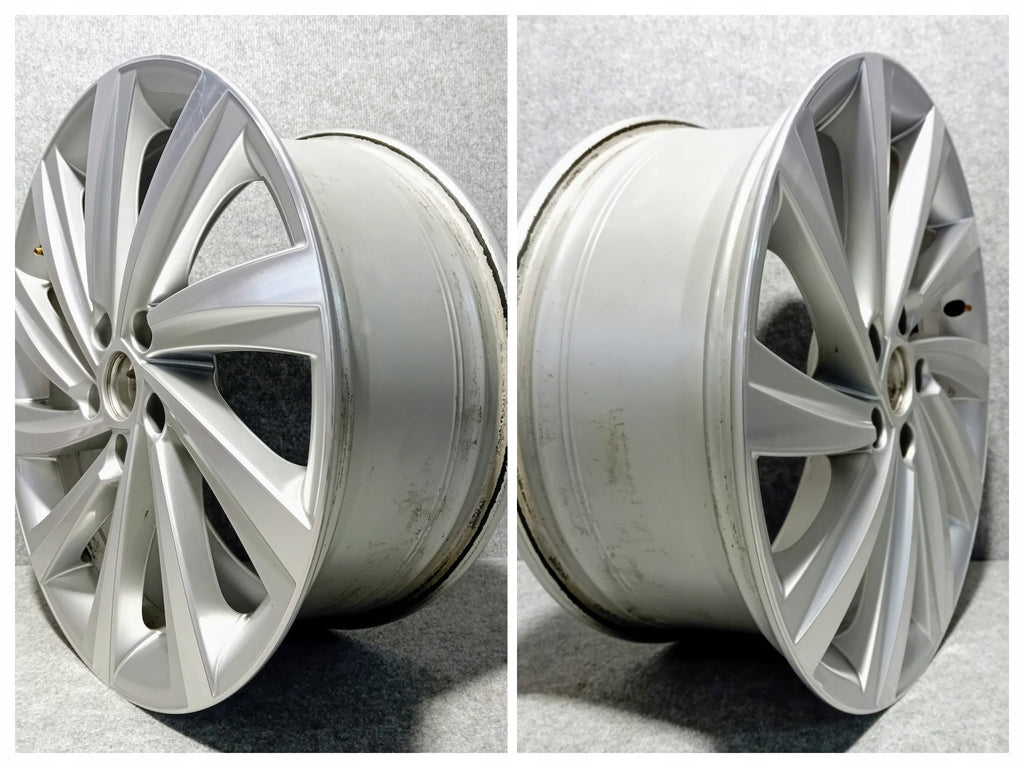 1x Alufelge 18 Zoll 7.5" 5x112 48ET Glanz Silber 5E3601025 Skoda Octavia Iv FEL5442685057ik