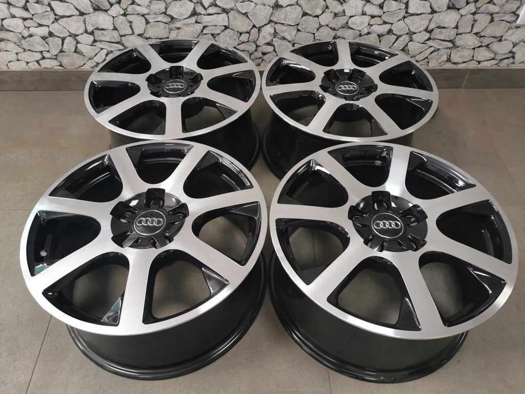 4x Alufelge 17 Zoll 8.0" 5x112 39ET Glanz Silber 8R0601025 Audi Rim Wheel FEL4019270811ij