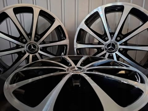 4x Alufelge 17 Zoll 6.5" 5x112 44ET Glanz Schwarz A1774010300 Mercedes-Benz Gla FEL2714201343wx
