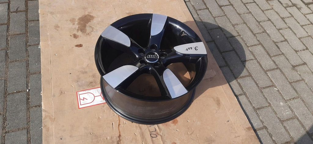 1x Alufelge 19 Zoll 8.5" 5x112 43ET Schwarz 8K0071499H Audi A4 B8 Rim Wheel FEL9996878782lt