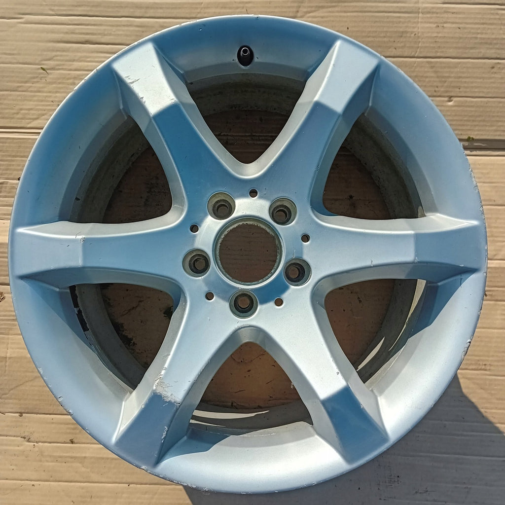 1x Alufelge 17 Zoll 8.5" 5x112 34ET Glanz Silber A2034013602 Mercedes-Benz W203