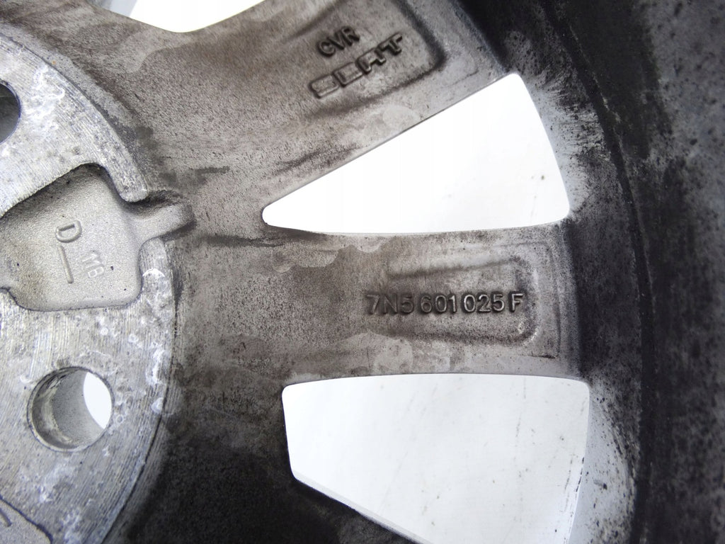 1x Alufelge 16 Zoll 6.5" 5x112 33ET 7N5601025F Seat Alhambra Sharan Rim Wheel