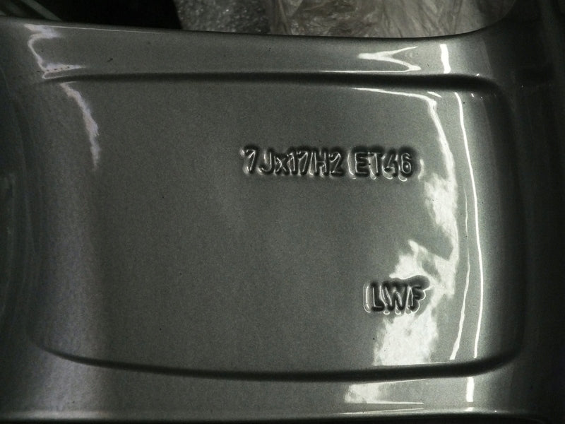 1x Alufelge 17 Zoll 7.0" 5x112 48ET Glanz Graphit 8K0071497 Audi Rim Wheel FEL6939360246pu