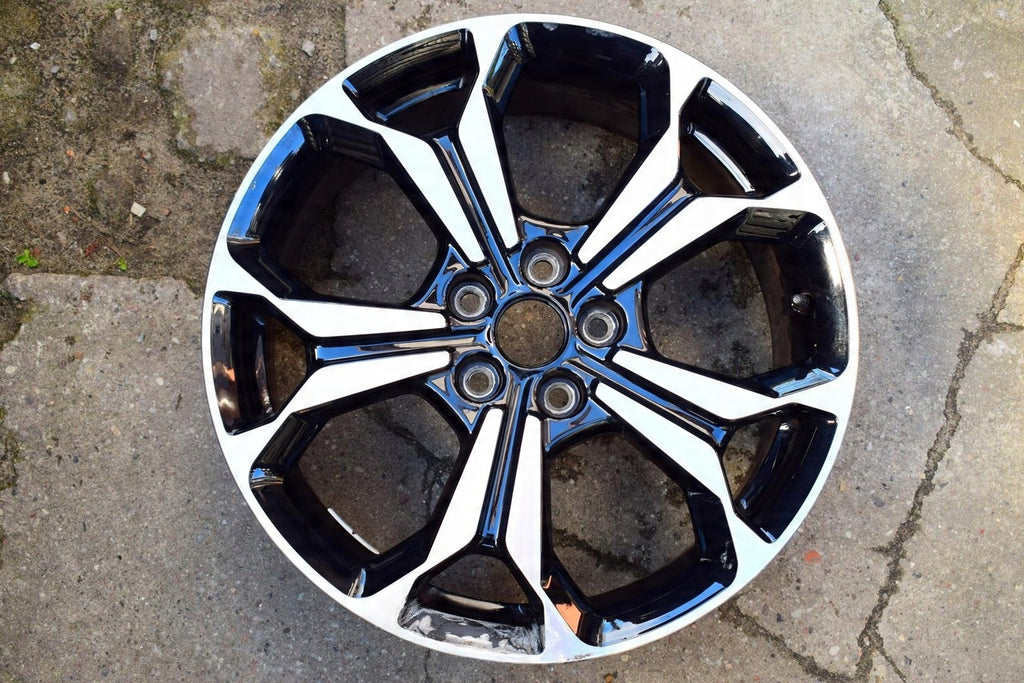 1x Alufelge 18 Zoll 7.0" 5x108 47 5ET Glanz Schwarz JX7J-1007-E1A Ford Focus