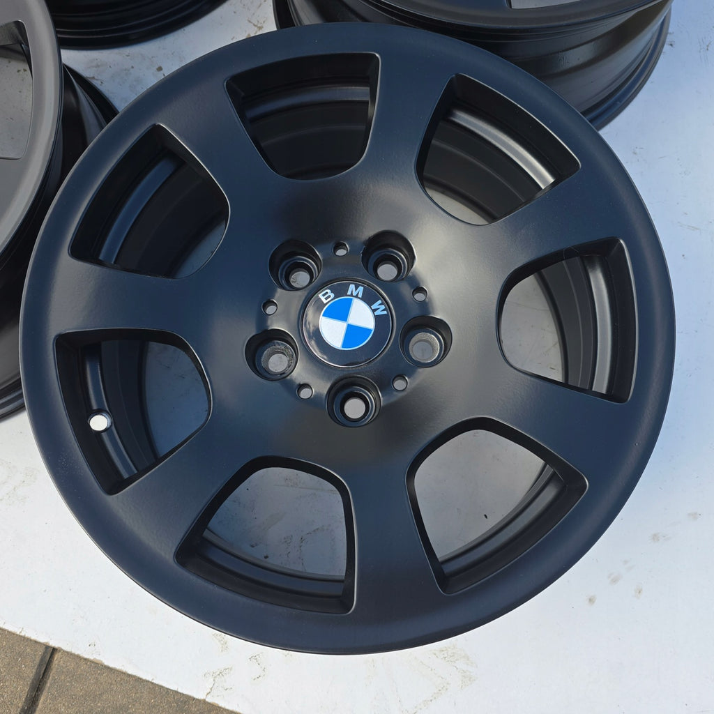 4x Alufelge 16 Zoll 7.0" 5x120 20ET Glanz Silber 6762000 BMW E60 E61 Rim Wheel FEL7443170531jc