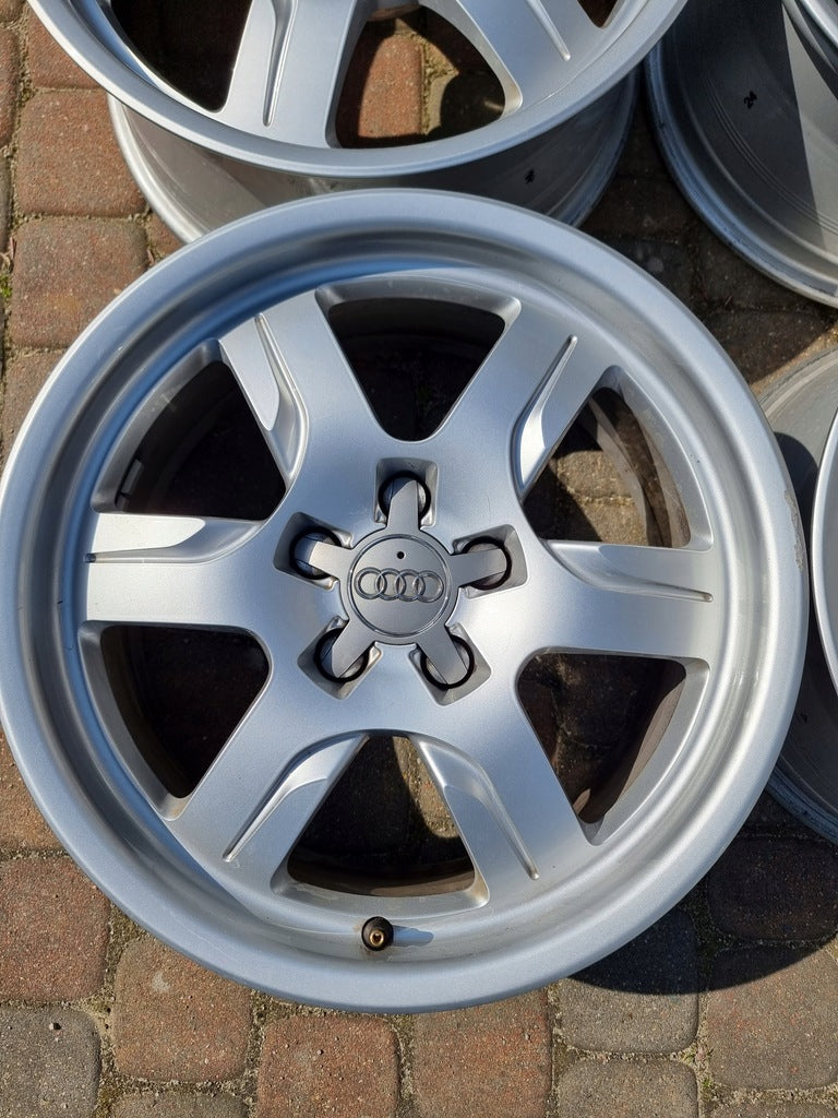 4x Alufelge 17 Zoll 7.5" 5x112 28ET Glanz Silber 8T0601025BS Audi A5 Rim Wheel FEL4722184635rp