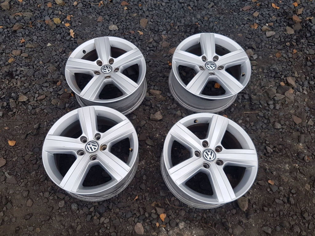 4x Alufelge 16 Zoll 6.5" 5x112 46ET 5G0601025BN VW Passat Golf VII Touran FEL2816603289ng
