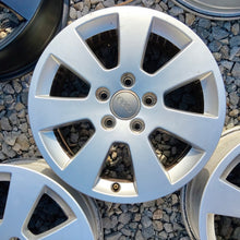 Laden Sie das Bild in den Galerie-Viewer, 4x Alufelge 16 Zoll 6.5" 5x112 50ET Matt Silber 8P0601025 Audi Rim Wheel FEL2658180512cb