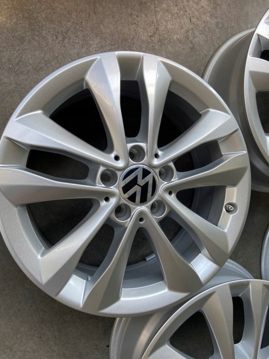 4x Alufelge 17 Zoll 7.0" 5x112 48 5ET Glanz Silber A2054018000 Mercedes-Benz I FEL9501591190jz