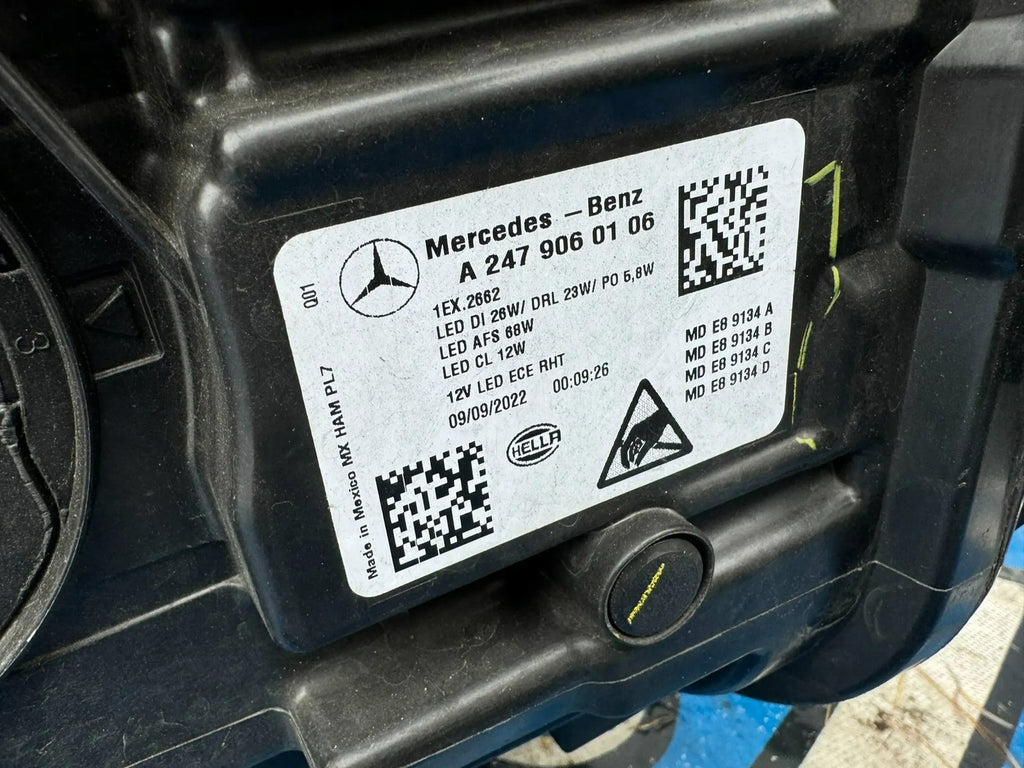 Frontscheinwerfer Mercedes-Benz Glb A2479060106 Links Scheinwerfer Headlight SCH5747300390nd