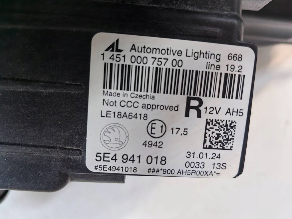 Frontscheinwerfer Aro Octavia IV 5E4941018 LED Rechts Scheinwerfer Headlight SCH2010158359fs