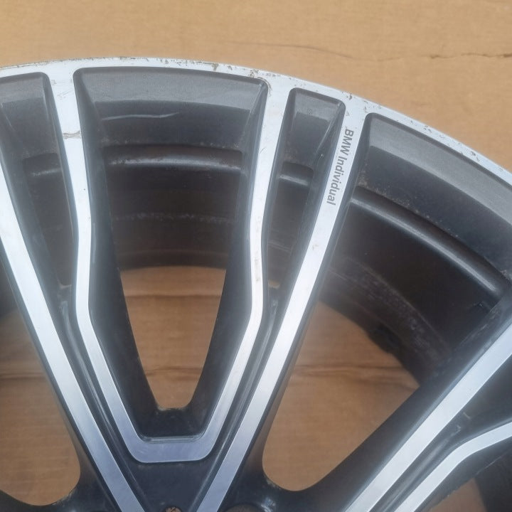 1x Alufelge 21 Zoll 8.0" 5x112 30ET Glanz Graphit 8043670 BMW X3 G01 G02 Mg FEL7087633631ue