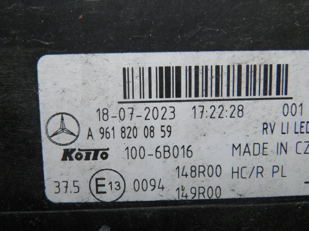 Frontscheinwerfer Mercedes-Benz A9618200859 LED Links Scheinwerfer Headlight SCH5891473425jh