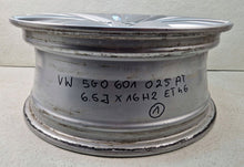 Load image into Gallery viewer, 1x Alufelge 16 Zoll 6.5" 5x112 46ET Glanz Silber 5G0601025AT VW Golf VII I FEL9198026563sk