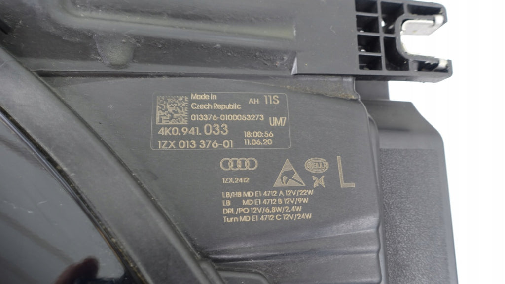 Frontscheinwerfer Audi A6 C8 4K0941033 LED Ein Stück (Rechts oder Links)