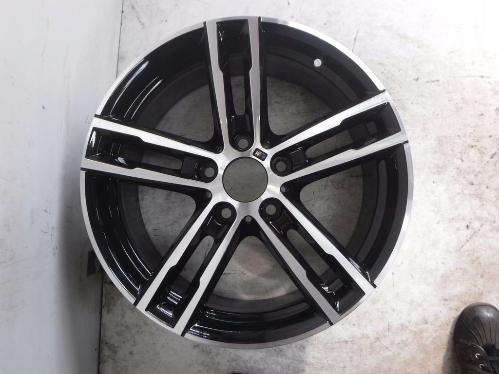 1x Alufelge 18 Zoll 8.0" 5x120 52ET Glanz Schwarz 8009703 BMW F22 F20 Rim Wheel FEL1105402823aa