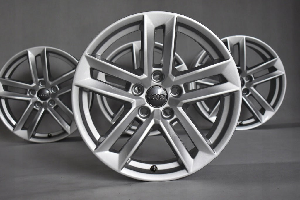 4x Alufelge 17 Zoll 7.5" 5x112 38ET Glanz Silber 8W0601025E Audi A4 B9 Rim Wheel FEL5874051537im