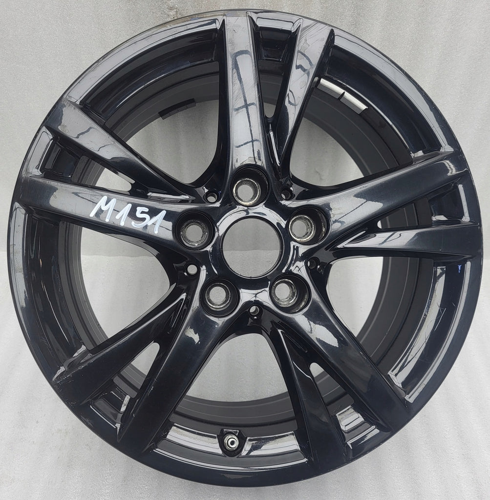 1x Alufelge 16 Zoll 7.0" 5x112 52ET Glanz Schwarz 6855082 BMW F45 1 F40 F46