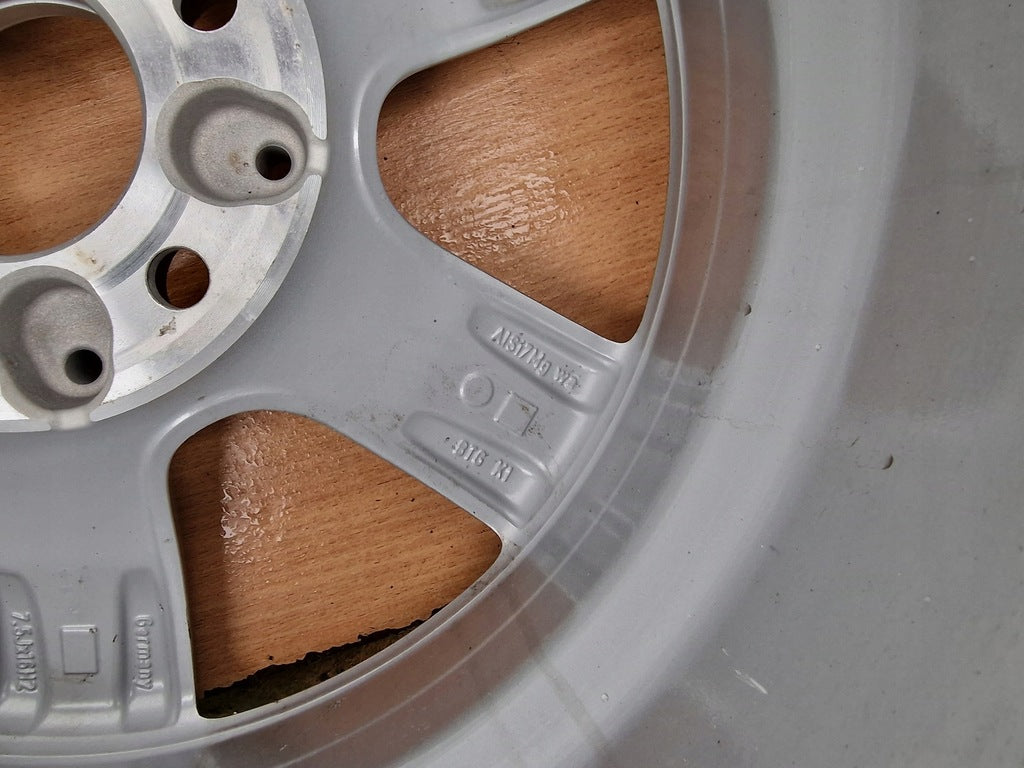 1x Alufelge 16 Zoll 7.5" 5x112 45ET Glanz Silber A2124013802 Mercedes-Benz W212 FEL7800932403az
