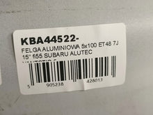 Load image into Gallery viewer, 4x Alufelge 15 Zoll 7.0" 5x100 48ET KBA44522 Subaru I Rim Wheel FEL4142456078we