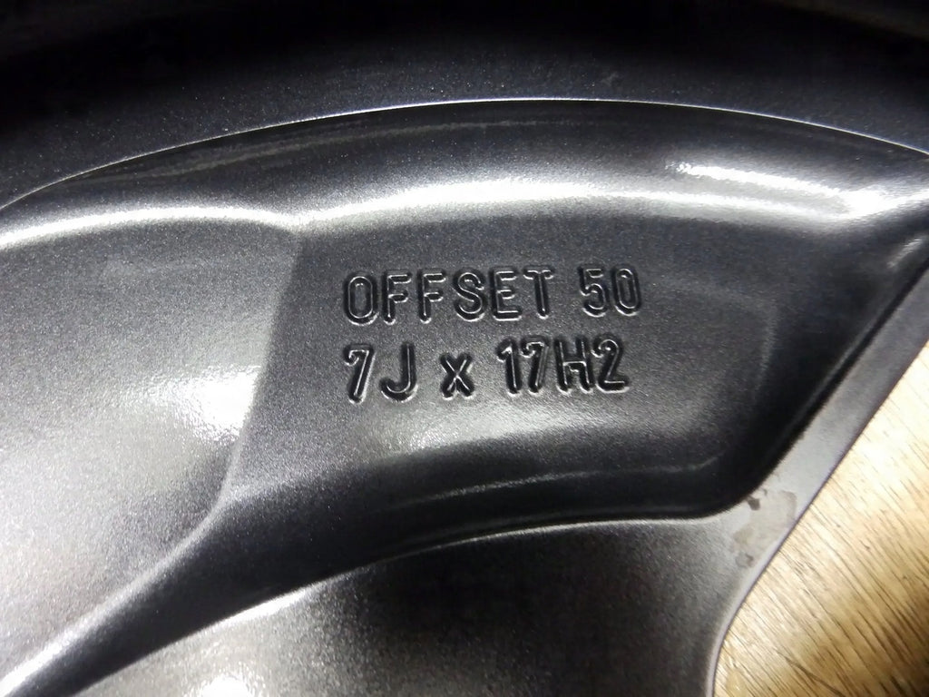 1x Alufelge 17 Zoll 7.0" 5x114.3 50ET Glanz Graphit 52910-DD100 Hyundai Kona Mg