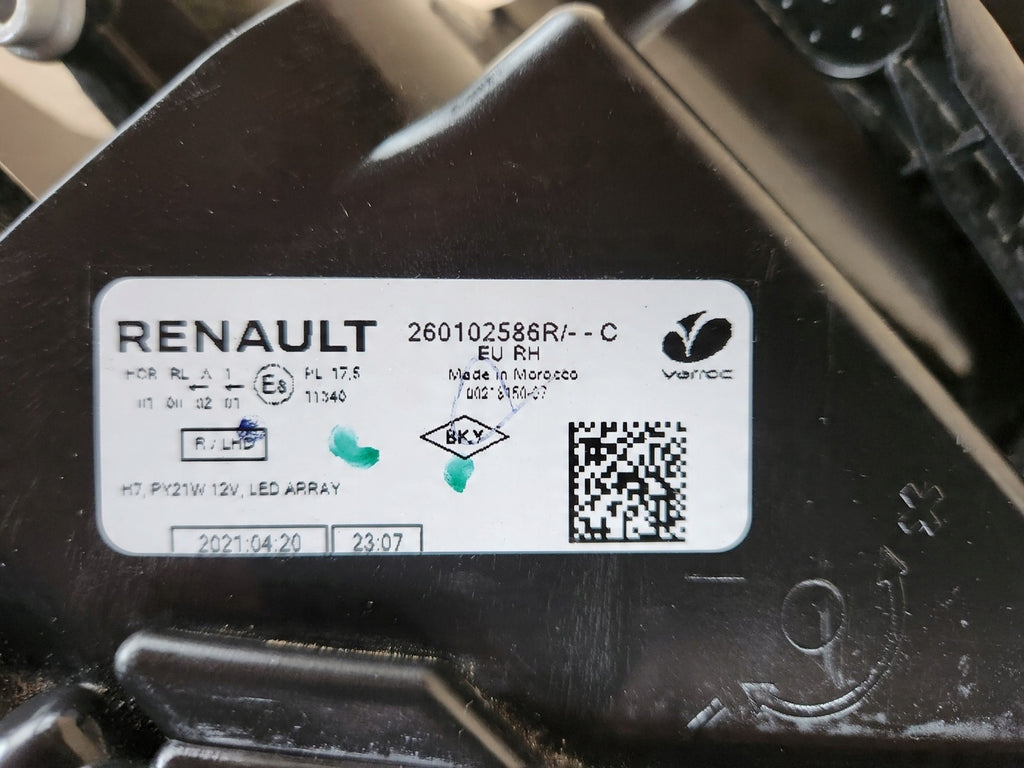 Frontscheinwerfer Dacia Sandero III Jogger 260102586R Full LED Rechts Headlight