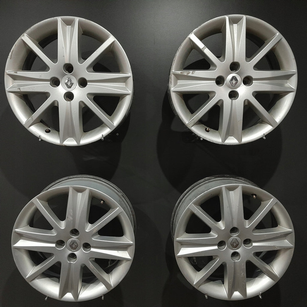 4x Alufelge 17 Zoll 6.5" 4x100 49ET 8200026037 Renault Megane Ii Rim Wheel FEL7421328300kd