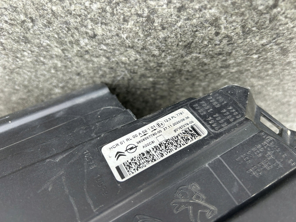 Frontscheinwerfer Citroën Jumpy Zafira C Vivaro 9808567780 Links Headlight SCH6854704897as