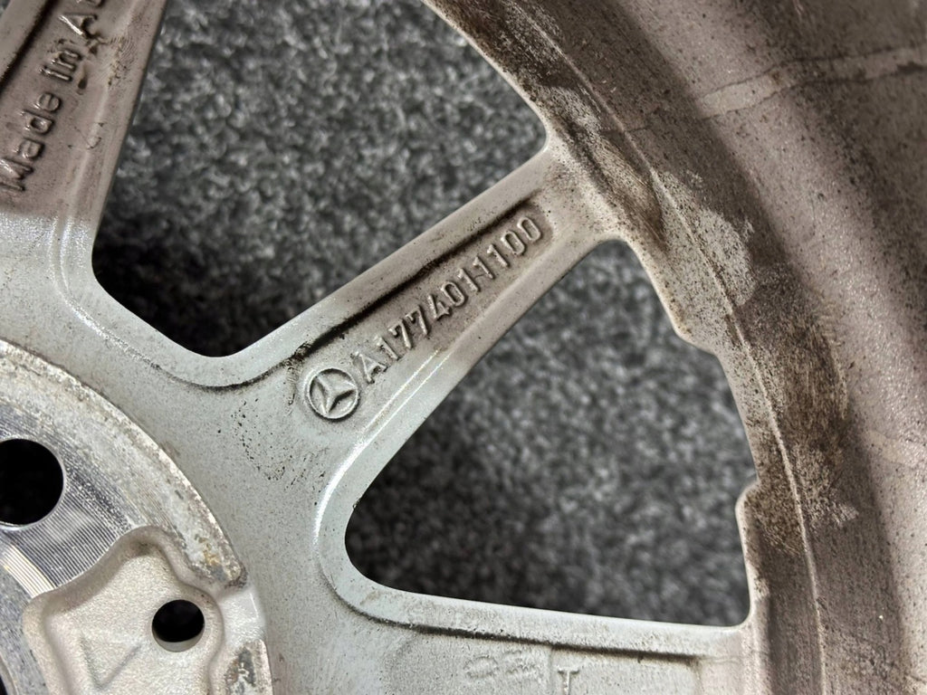 1x Alufelge 16 Zoll 6.5" 5x112 44ET Glanz Silber A1774011100 Mercedes-Benz W177 FEL4240593252gi