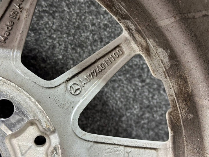 1x Alufelge 16 Zoll 6.5" 5x112 44ET Glanz Silber A1774011100 Mercedes-Benz W177 FEL4240593252gi