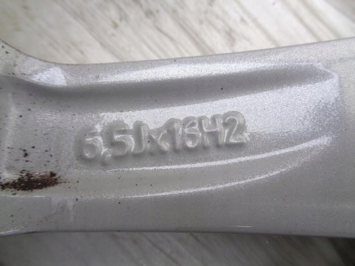 1x Alufelge 16 Zoll 6.5" 5x108 50ET Glanz Silber SIN65650F510 Ford Mondeo FEL3893448420sw