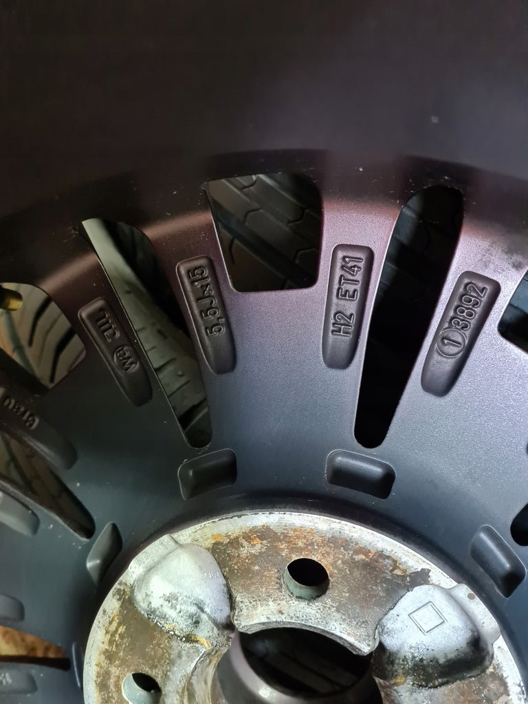 1x Alufelge 15 Zoll 5.5" 4x100 Glanz Dunkelrot 1SL601025L Seat Rim Wheel FEL2522804802wy