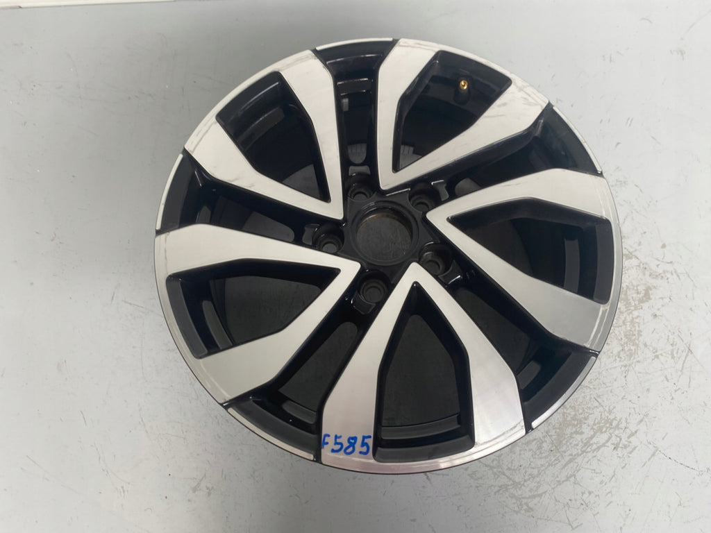 1x Alufelge 16 Zoll 7.0" 5x112 48ET Glanz Schwarz 5H0601025AC VW Golf Viii FEL6795830605la