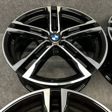 Load image into Gallery viewer, 4x Alufelge 18 Zoll 8.0" 5x112 57ET Glanz Schwarz 8092352 BMW 2 F45 1 F40 F46 FEL1673599668si