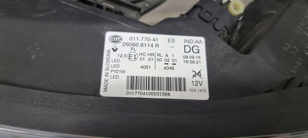 Frontscheinwerfer Renault Kadjar 260608114R LED Links Scheinwerfer Headlight SCH6790928870ds