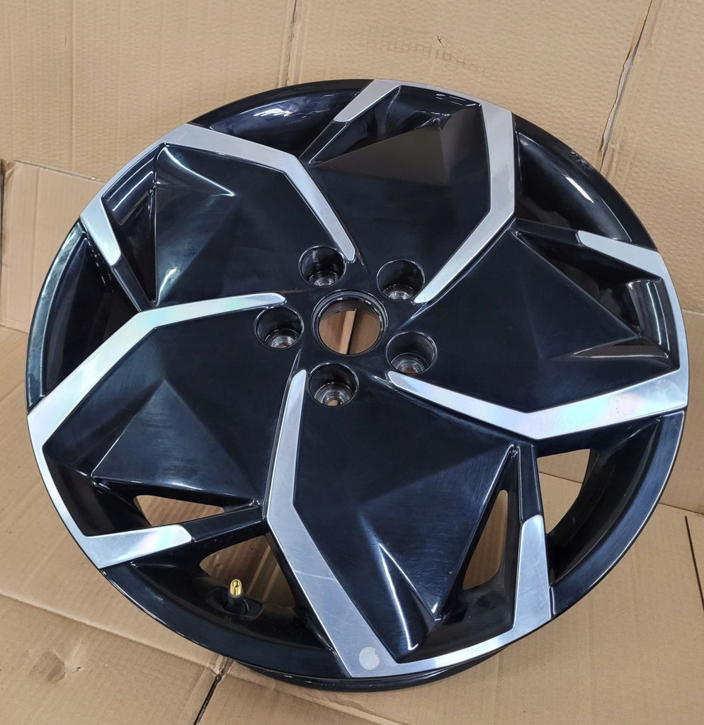 1x Alufelge 19 Zoll 7.5" 5x114.3 49 5ET Glanz Schwarz 52910-GI110 Hyundai Ioniq FEL9125195863eh
