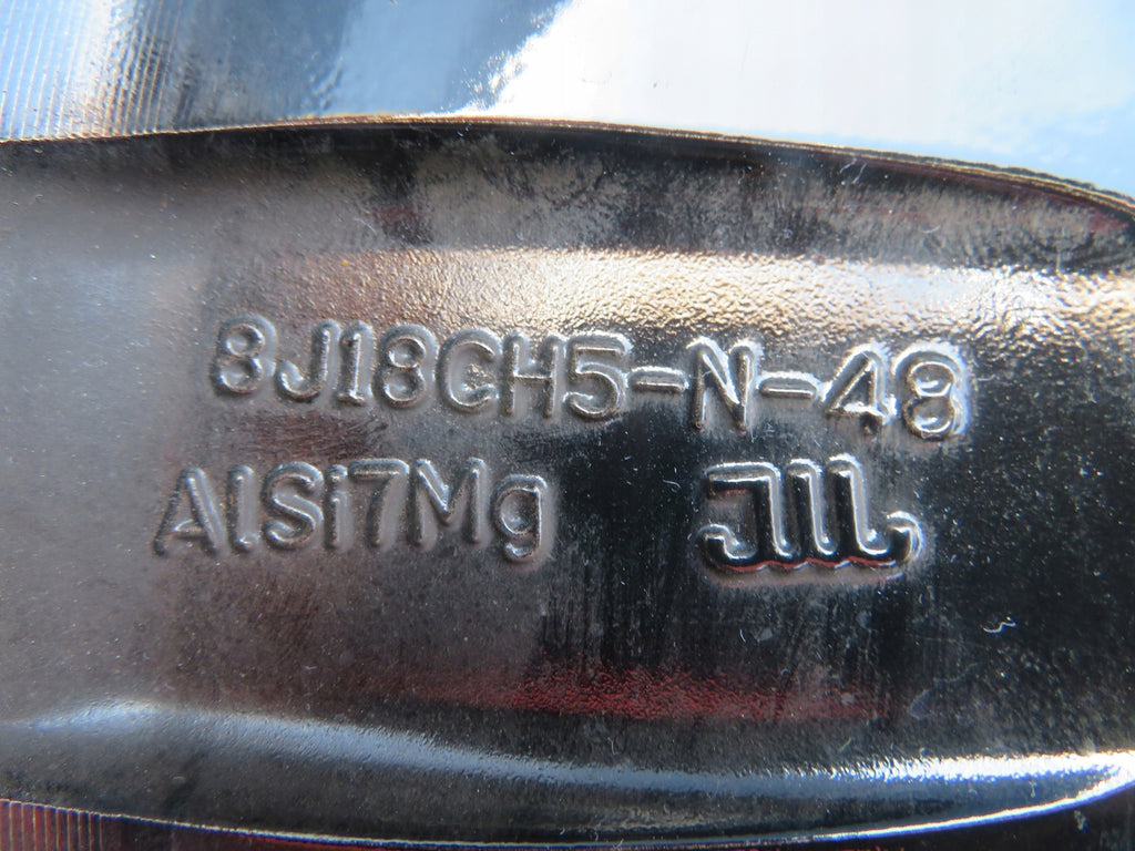 1x Alufelge 18 Zoll 8.0" 5x108 48ET Glanz Schwarz 9835058180 Peugeot 308