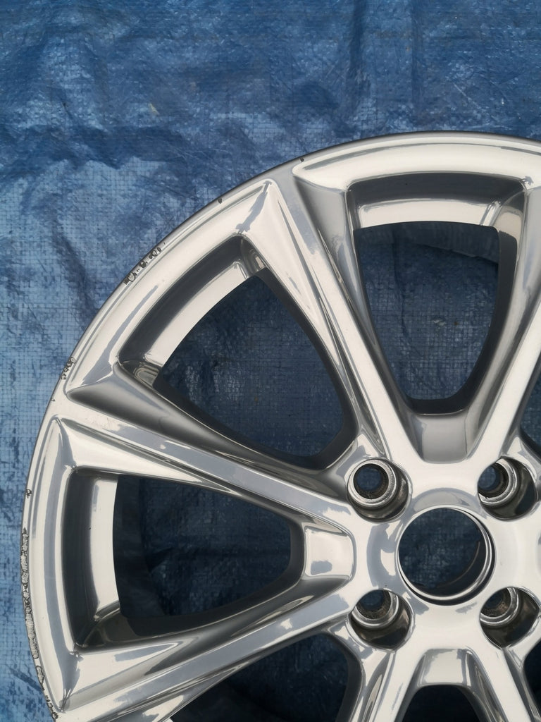 1x Alufelge 18 Zoll 7.0" 4x108 47ET Glanz Silber H1BC-1007-E1A Ford Fiesta