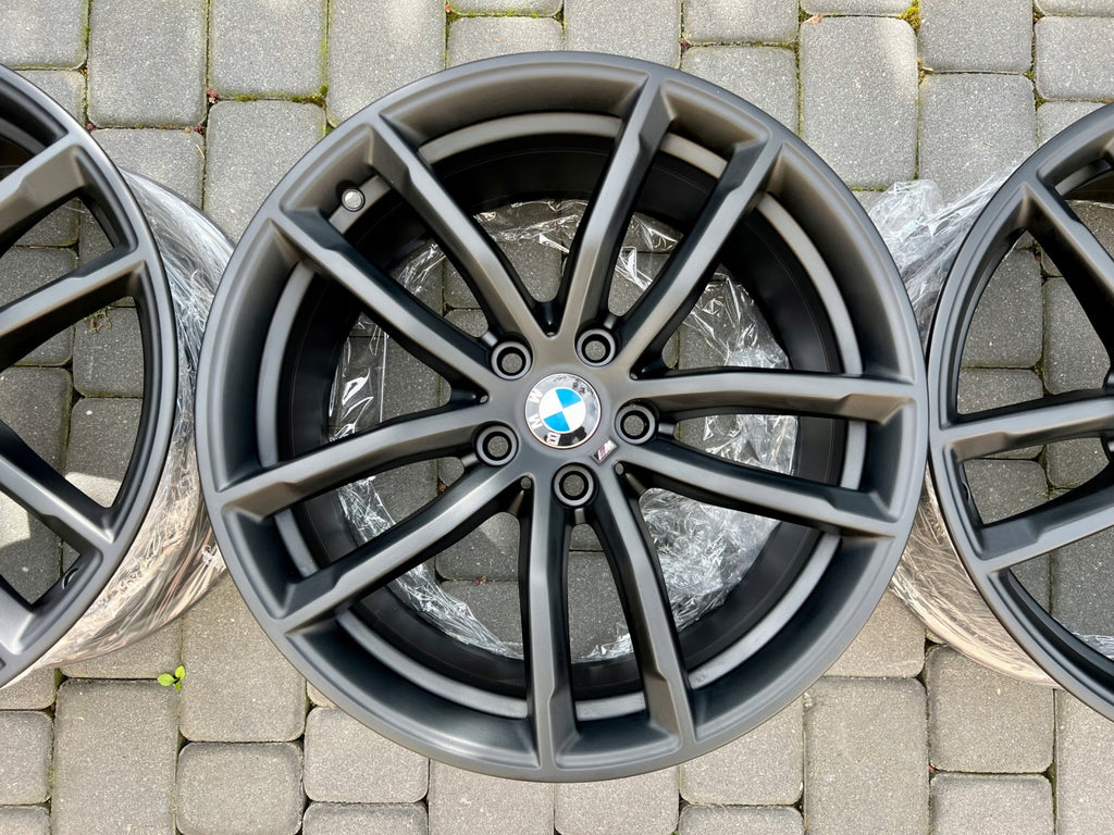 4x Alufelge 18 Zoll 8.0" 5x112 30ET Glanz Graphit 7855081 BMW G31 G30 Rim Wheel FEL8447685541vj