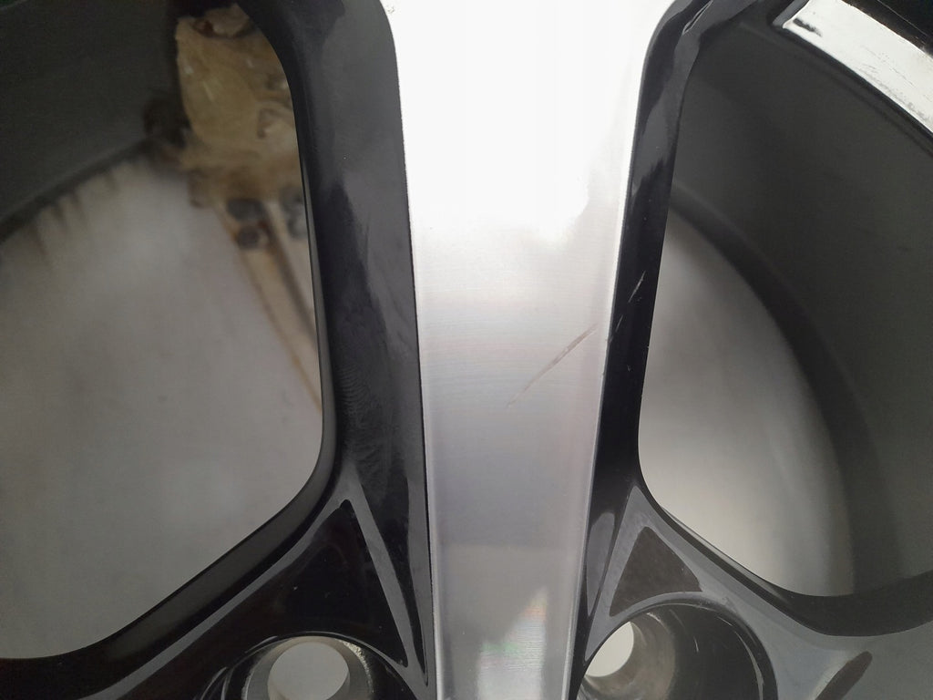 1x Alufelge 17 Zoll 7.0" 5x108 47 5ET Glanz Schwarz R1TC-1007-A1A Ford I FEL1851891534in