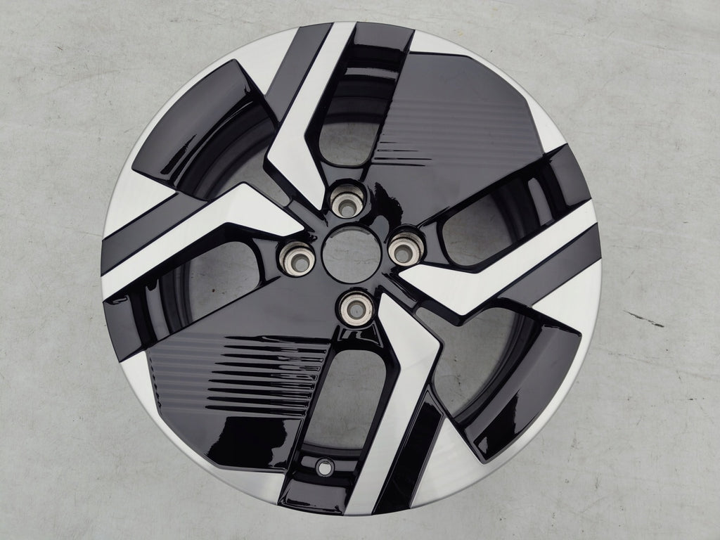 1x Alufelge 17 Zoll 6.5" 4x108 32ET Glanz Schwarz 9849269080 Peugeot 2008 Ii FEL5176354254hs