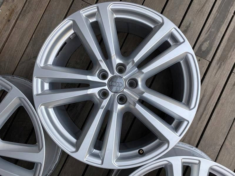 4x Alufelge 20 Zoll 8.0" 5x112 28ET Glanz Silber 4M0601025G Audi D5 Rim Wheel FEL3090855001rd
