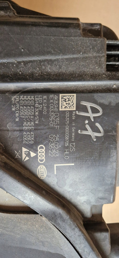 Frontscheinwerfer Audi A7 4K8941035F Links Scheinwerfer Headlight