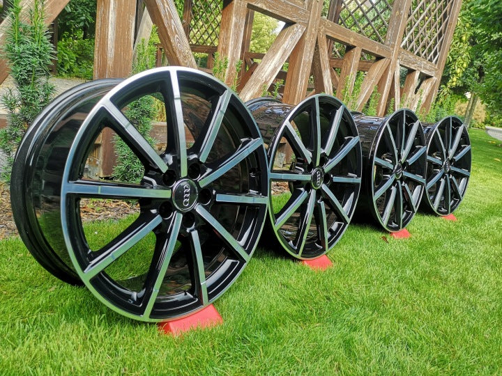 4x Alufelge 19 Zoll 8.5" 5x112 43ET Glanz Schwarz 4G9601025J Audi A6 Allroad C7 FEL1741051230gf