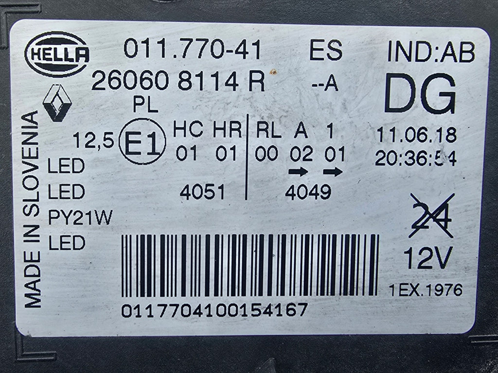Frontscheinwerfer Renault Kadjar 260608114R LED Links Scheinwerfer Headlight SCH4058939691yw